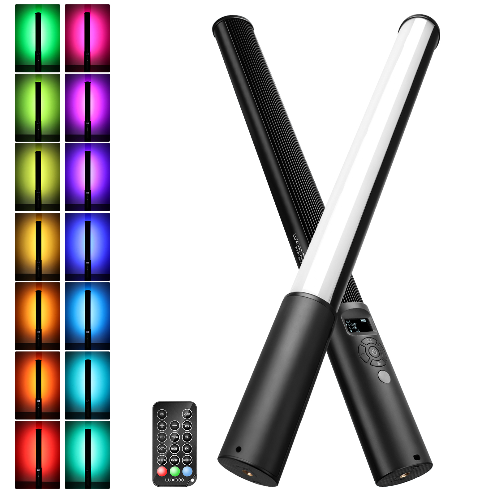 Photography Lighting Youtube - P400 RGB Light Wand Handheld LED