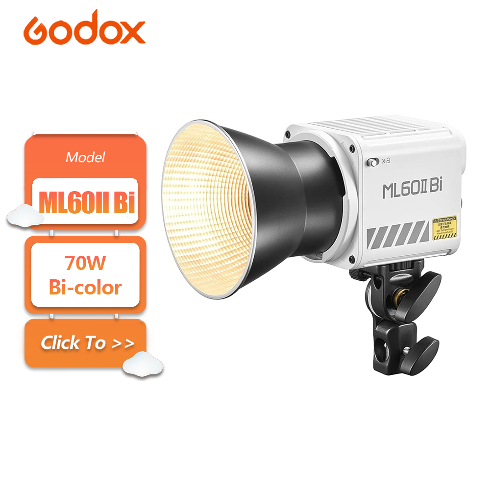 Godox ML60II Bi 70W 2800K to 6 - Photography Lighting Godox บทวิจารณ์และราคา