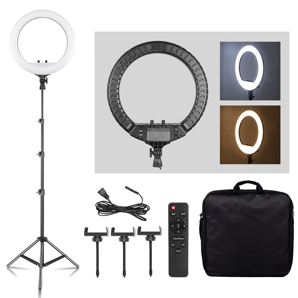 SH 18 Inch Knob Ring Light LED - Photography Lighting Youtube บทวิจารณ์และราคา