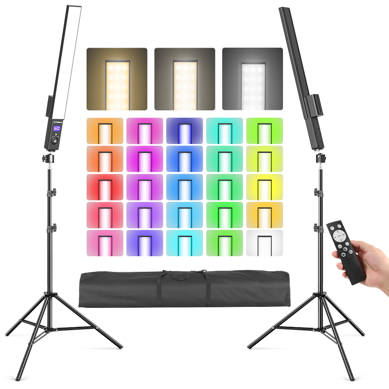LED Video Lights Long Strip RG - Photography Lighting Youtube บทวิจารณ์และราคา