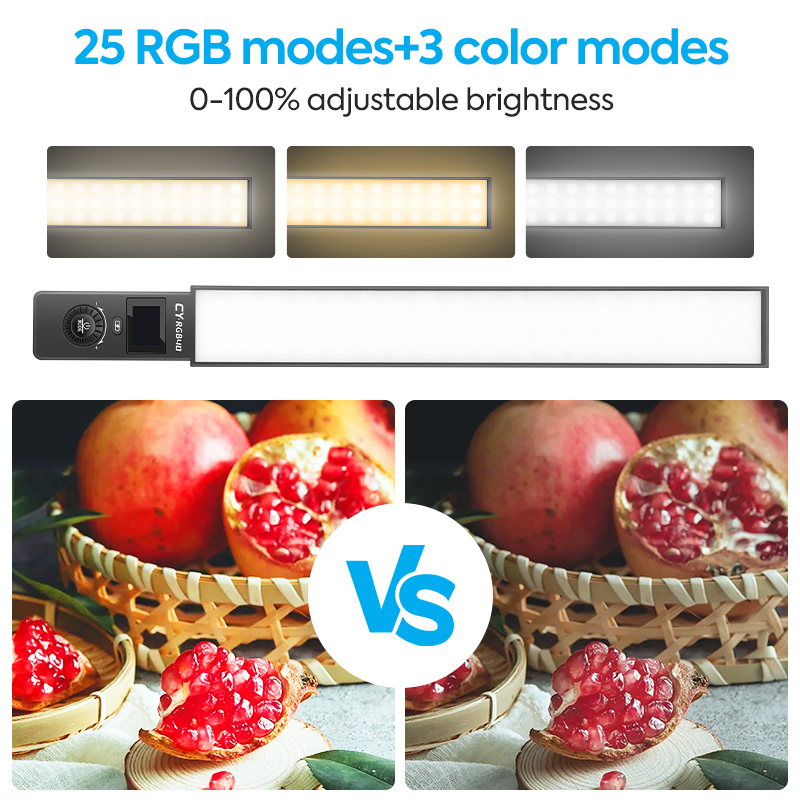LED Video Lights Long Strip RG - Photography Lighting Youtube บทวิจารณ์และราคา