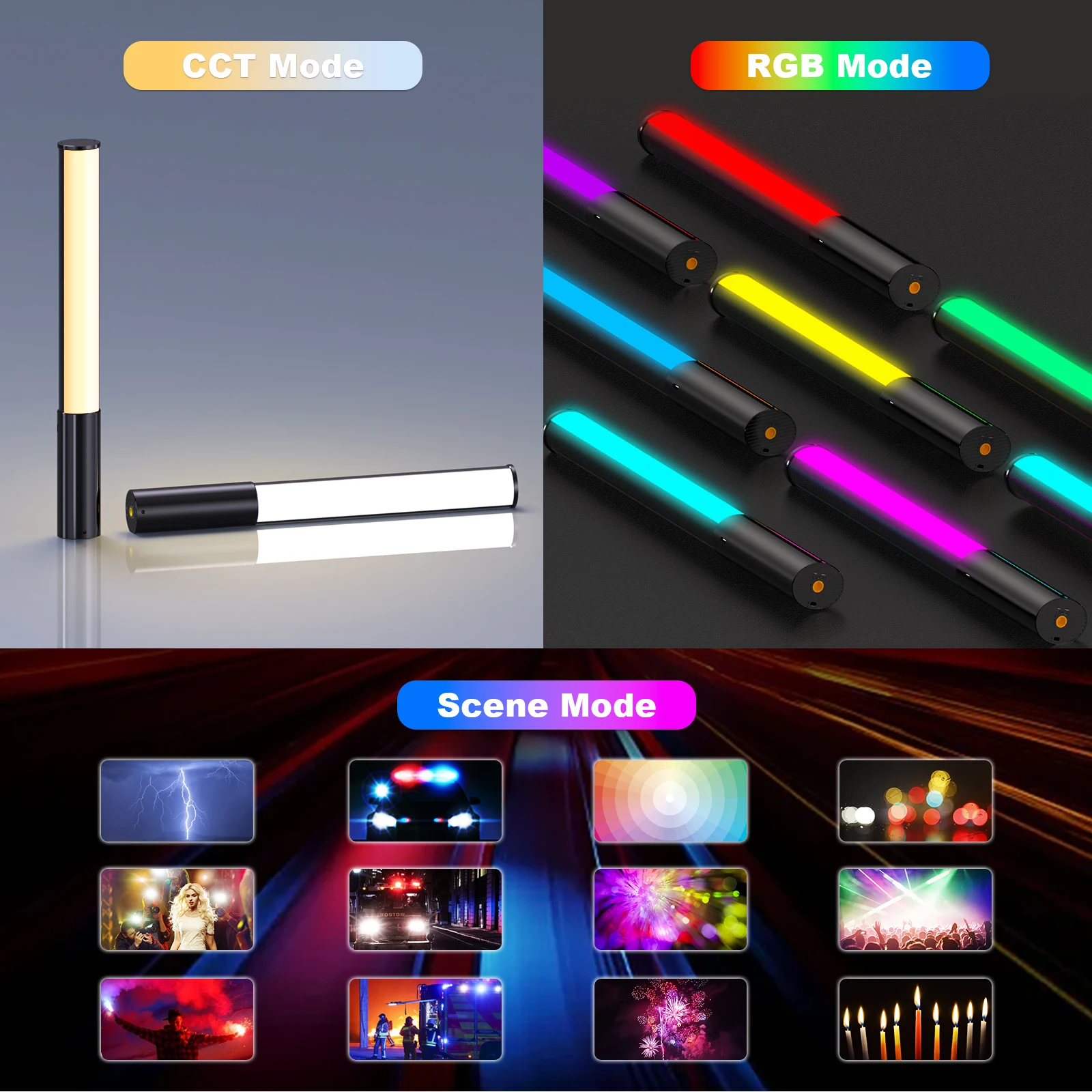 LUXCEO P400 Light Tube Handhel - Photography Lighting Youtube บทวิจารณ์และราคา