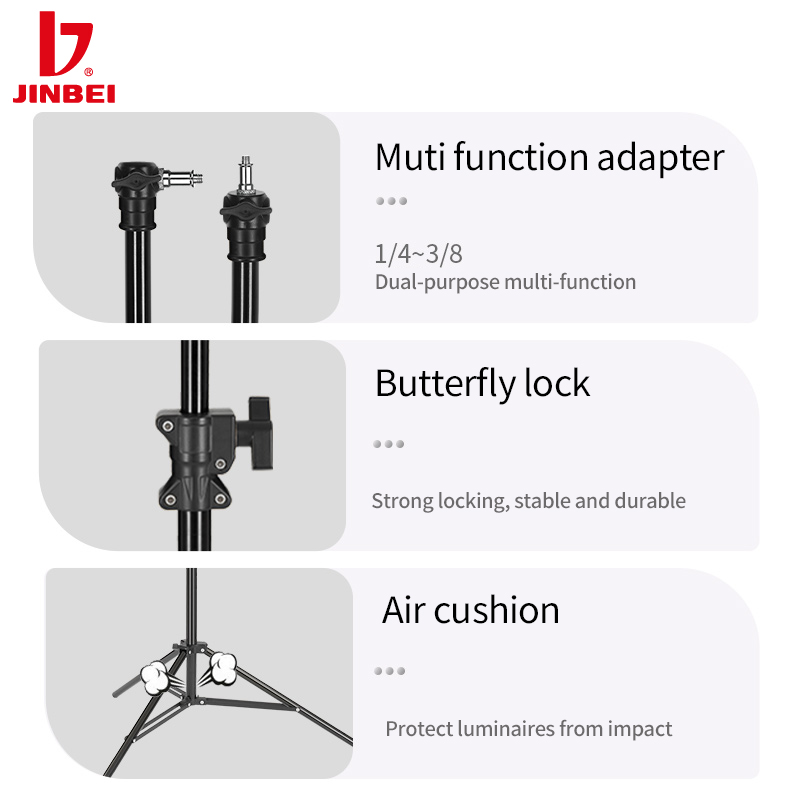 JINBEI MZ-2400FP  Air Cushion  - Stand Lighting Photography บทวิจารณ์และราคา