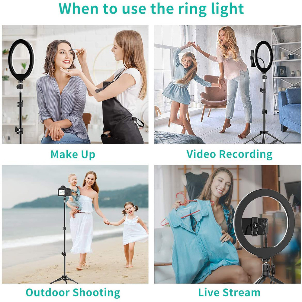 Phone Live Ring Light 10 Inch  - Photography Lighting Youtube บทวิจารณ์และราคา
