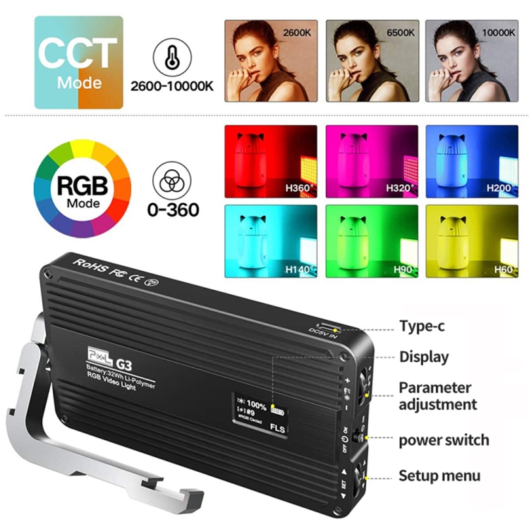Pixel G3 Flat Panel RGB Fill L - Photography Lighting Rgb บทวิจารณ์และราคา