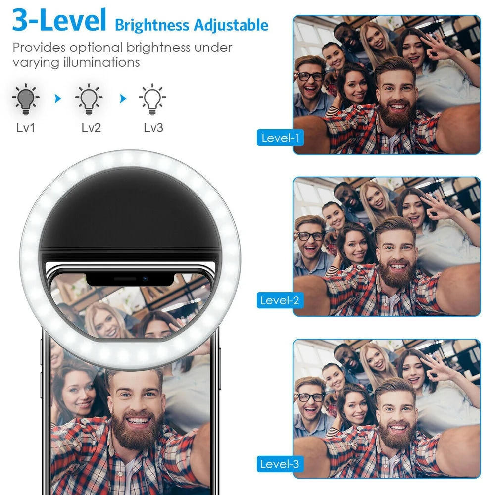 USB Charging LED Selfie Ring L - Stand Lighting Photography บทวิจารณ์และราคา