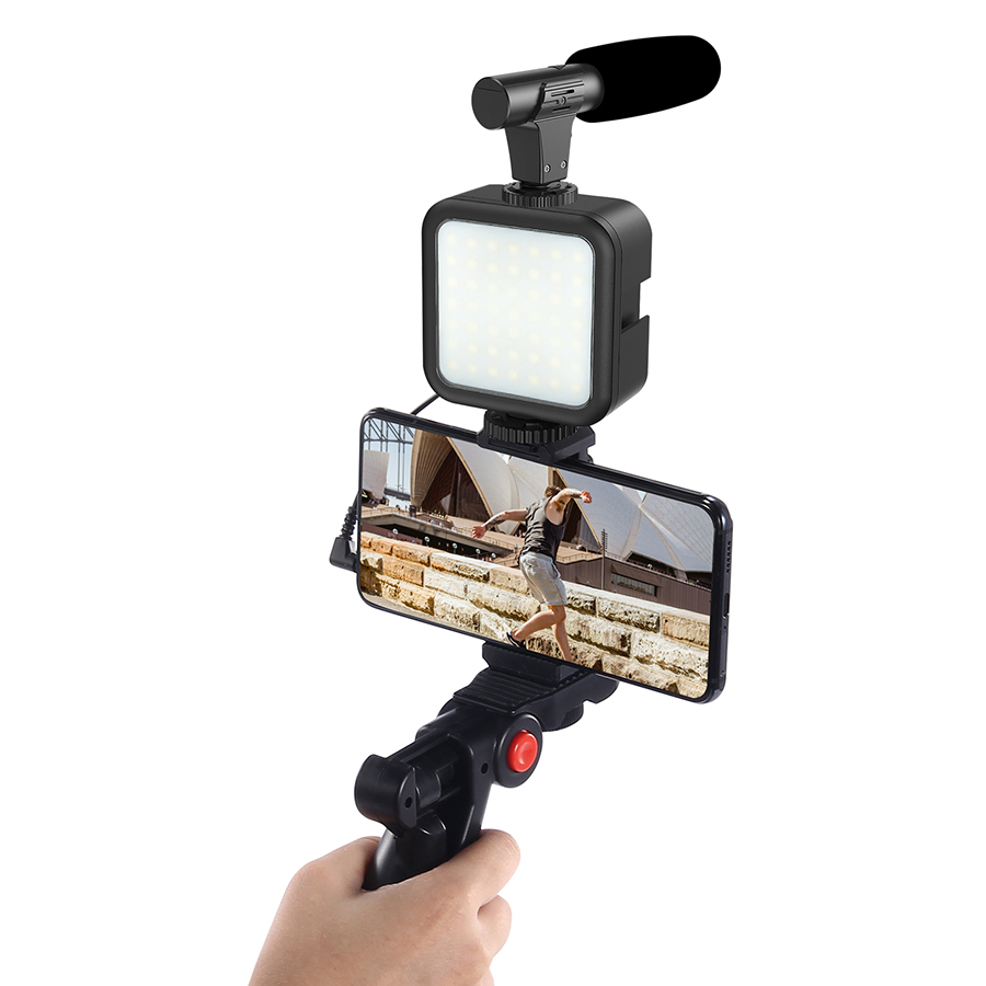 Smartphone Vlogging Kit Video  - Stand Lighting Photography บทวิจารณ์และราคา