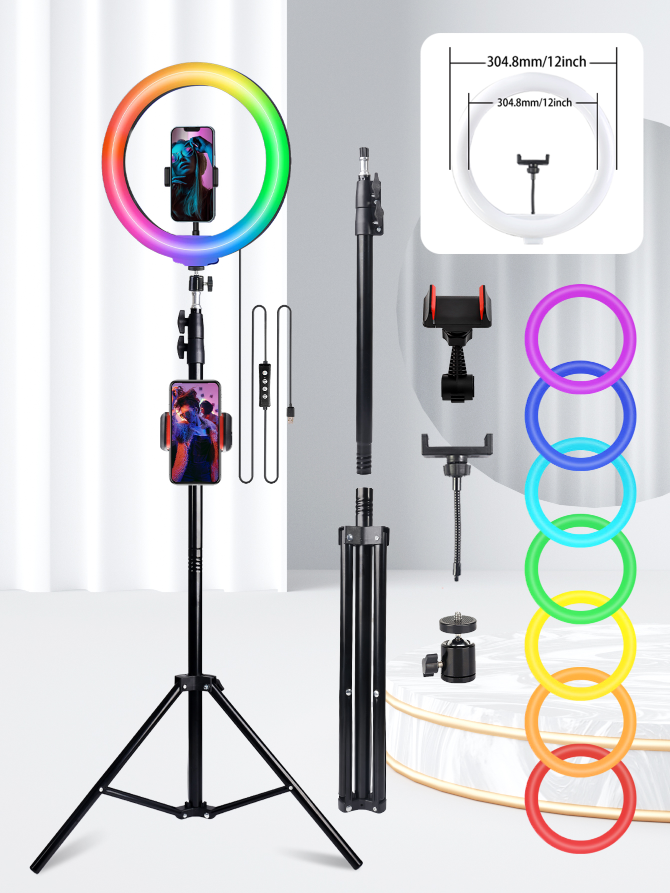 A 10 Inch Professional Selfie  - Stand Lighting Photography บทวิจารณ์และราคา