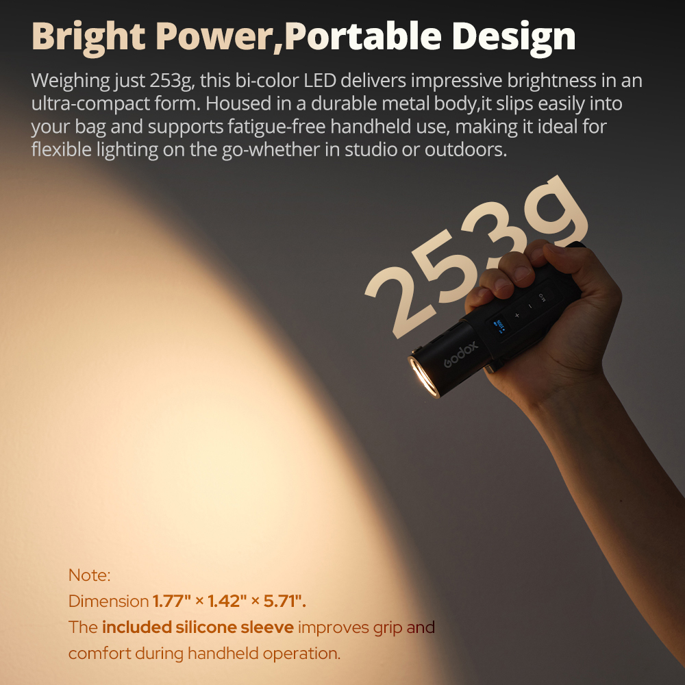 Godox Bi-Color LED Video Light - Photography Lighting Godox บทวิจารณ์และราคา
