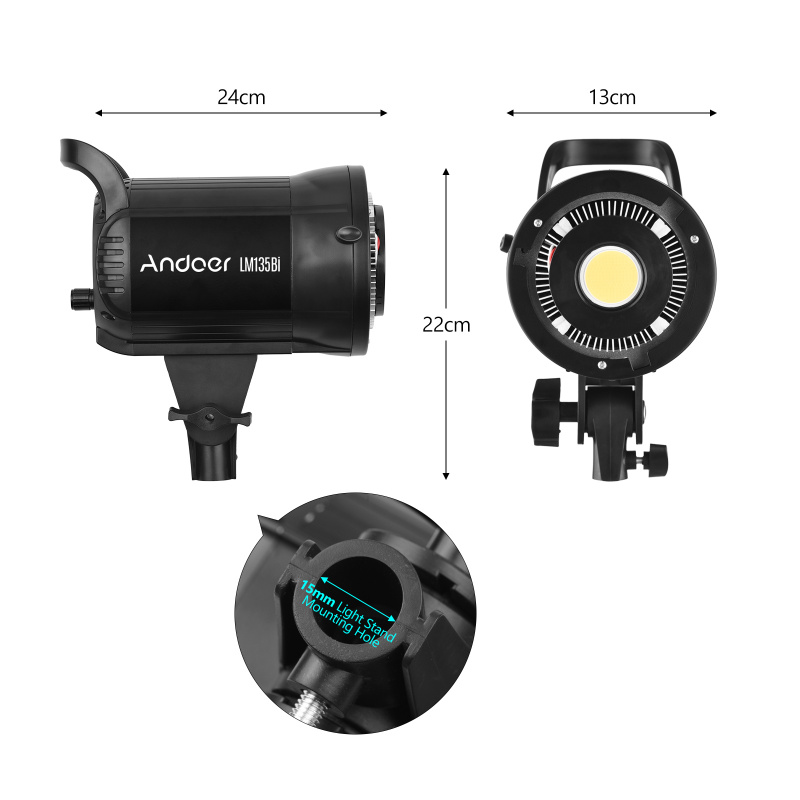 Andoer LM135Bi Portable LED Ph - Photography Lighting Godox บทวิจารณ์และราคา