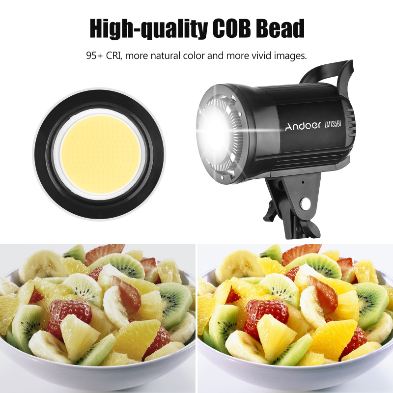 Andoer LM135Bi Portable LED Ph - Photography Lighting Godox บทวิจารณ์และราคา