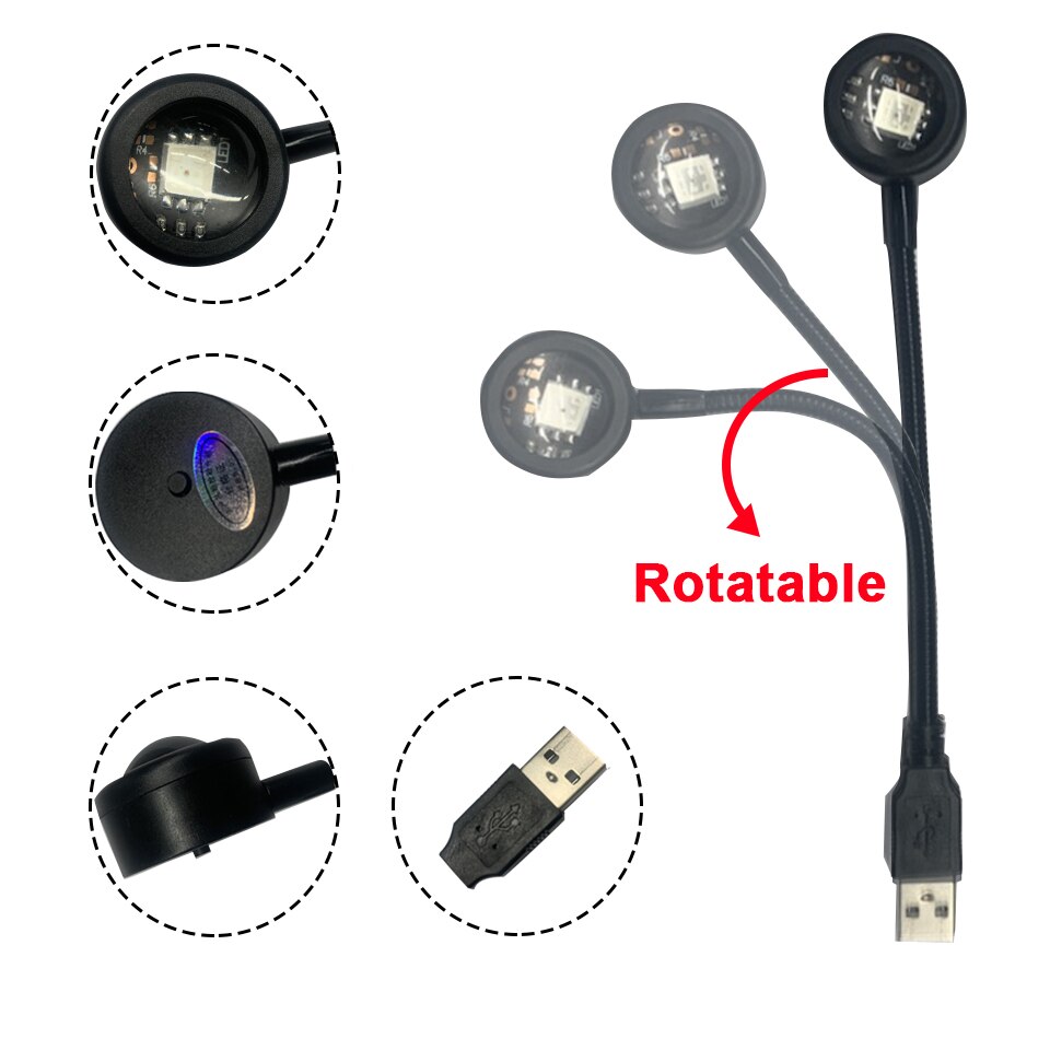 LED USB Sunset Lamp Projector  - Photography Lighting Rgb บทวิจารณ์และราคา