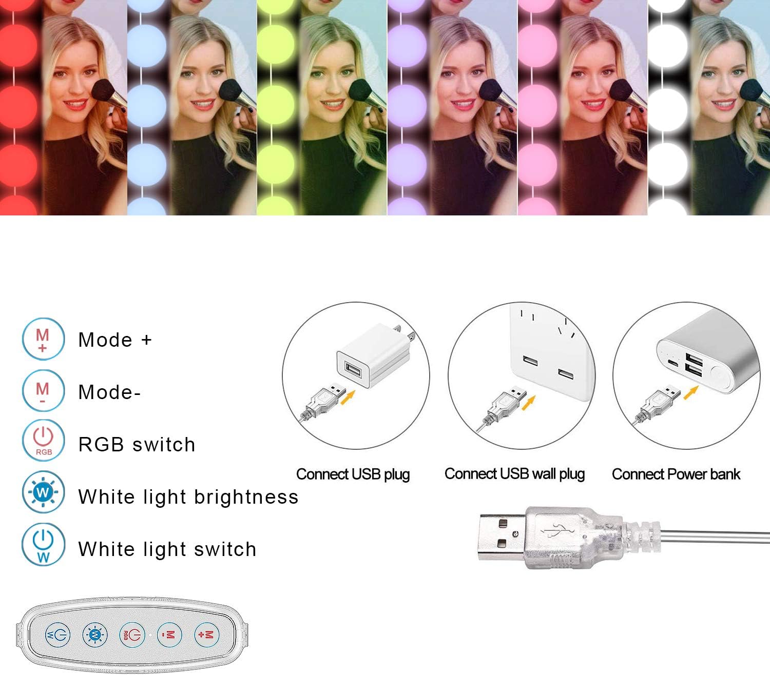 RGB Colorful DIY Hollywood Van - Photography Lighting Rgb บทวิจารณ์และราคา