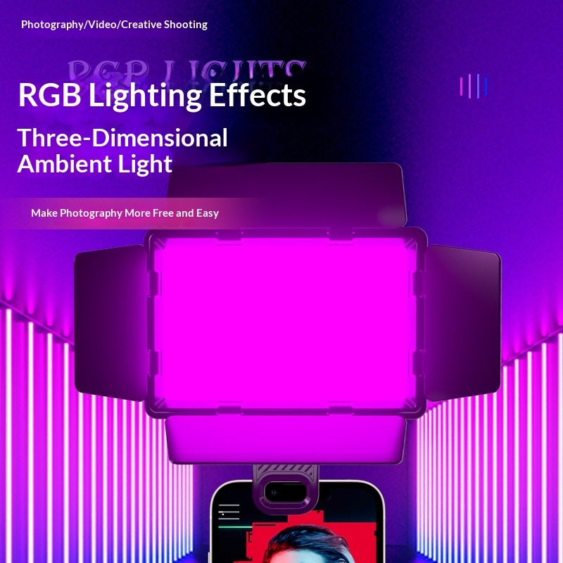 Four-page diffuser RGB fill li - Photography Lighting Rgb บทวิจารณ์และราคา