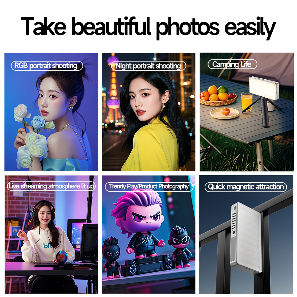 Mini Rechargeable R9PRO full-c - Photography Lighting Rgb บทวิจารณ์และราคา