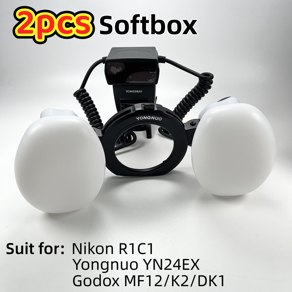 2pcs Softbox Dual Head Flash L - Photography Lighting Godox บทวิจารณ์และราคา