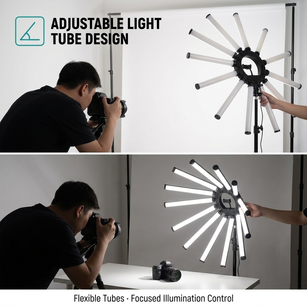 12 Arms Multi Tube Photography - Photography Lighting Youtube บทวิจารณ์และราคา