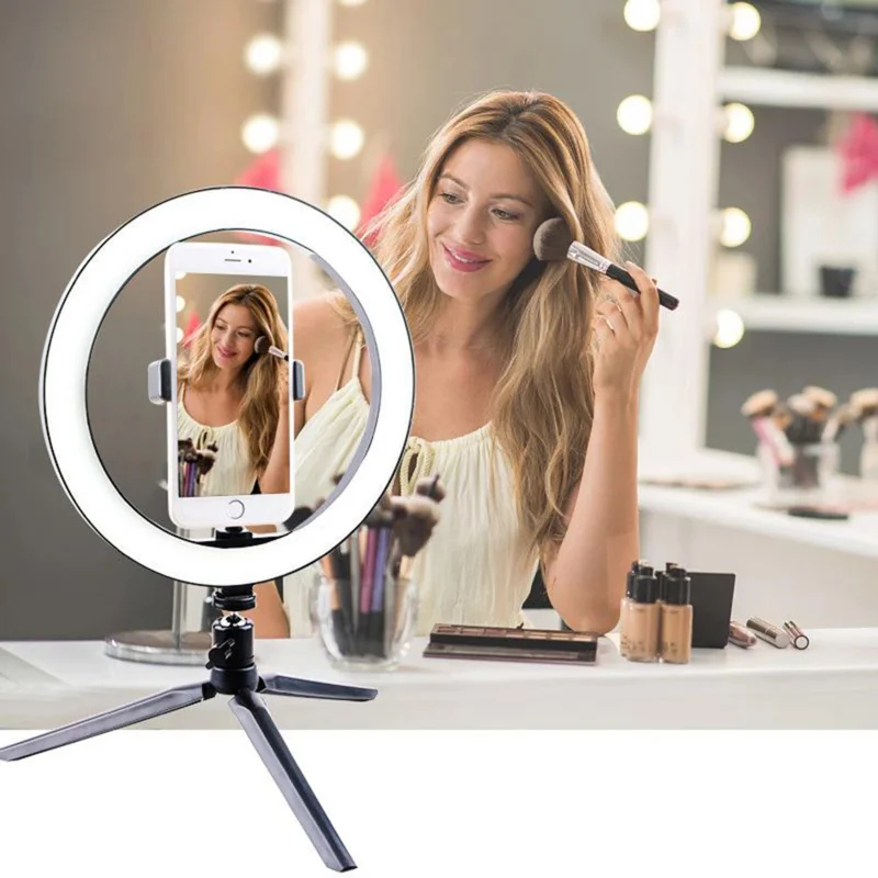 Dimmable26cm LED Ring Light Ki - Stand Lighting Photography บทวิจารณ์และราคา