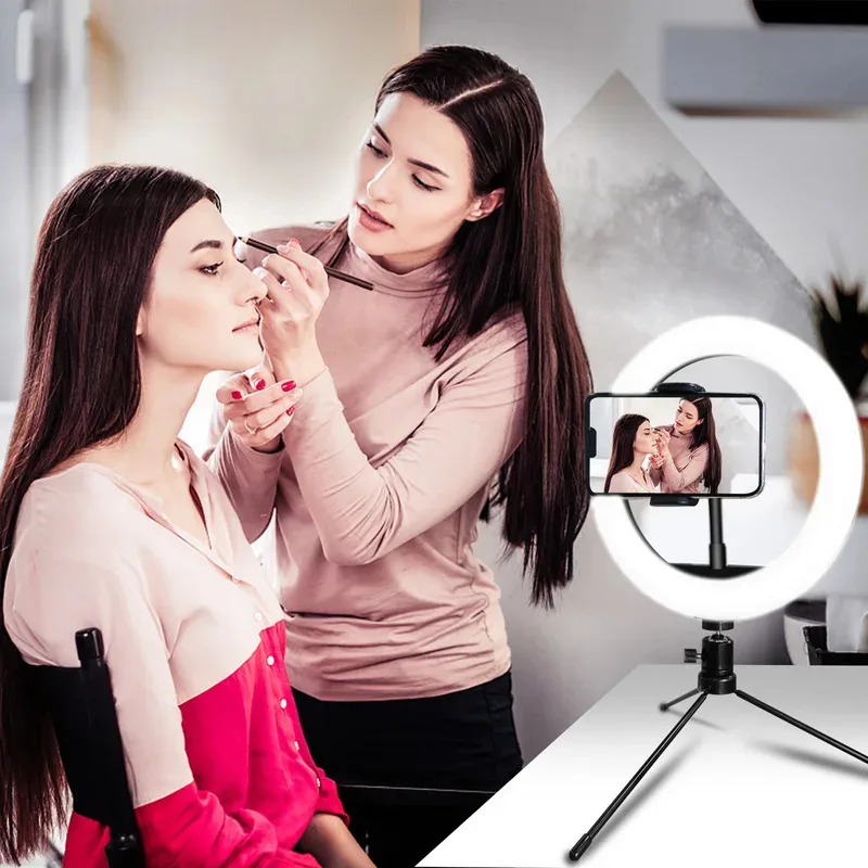 Dimmable26cm LED Ring Light Ki - Stand Lighting Photography บทวิจารณ์และราคา