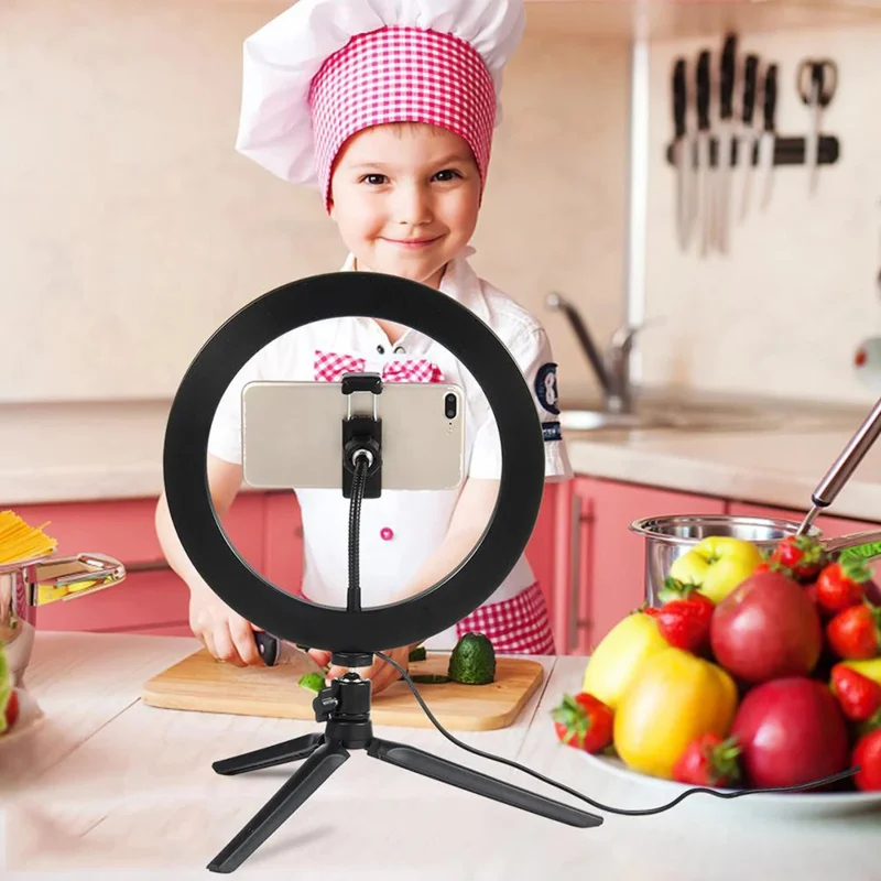 Dimmable26cm LED Ring Light Ki - Stand Lighting Photography บทวิจารณ์และราคา