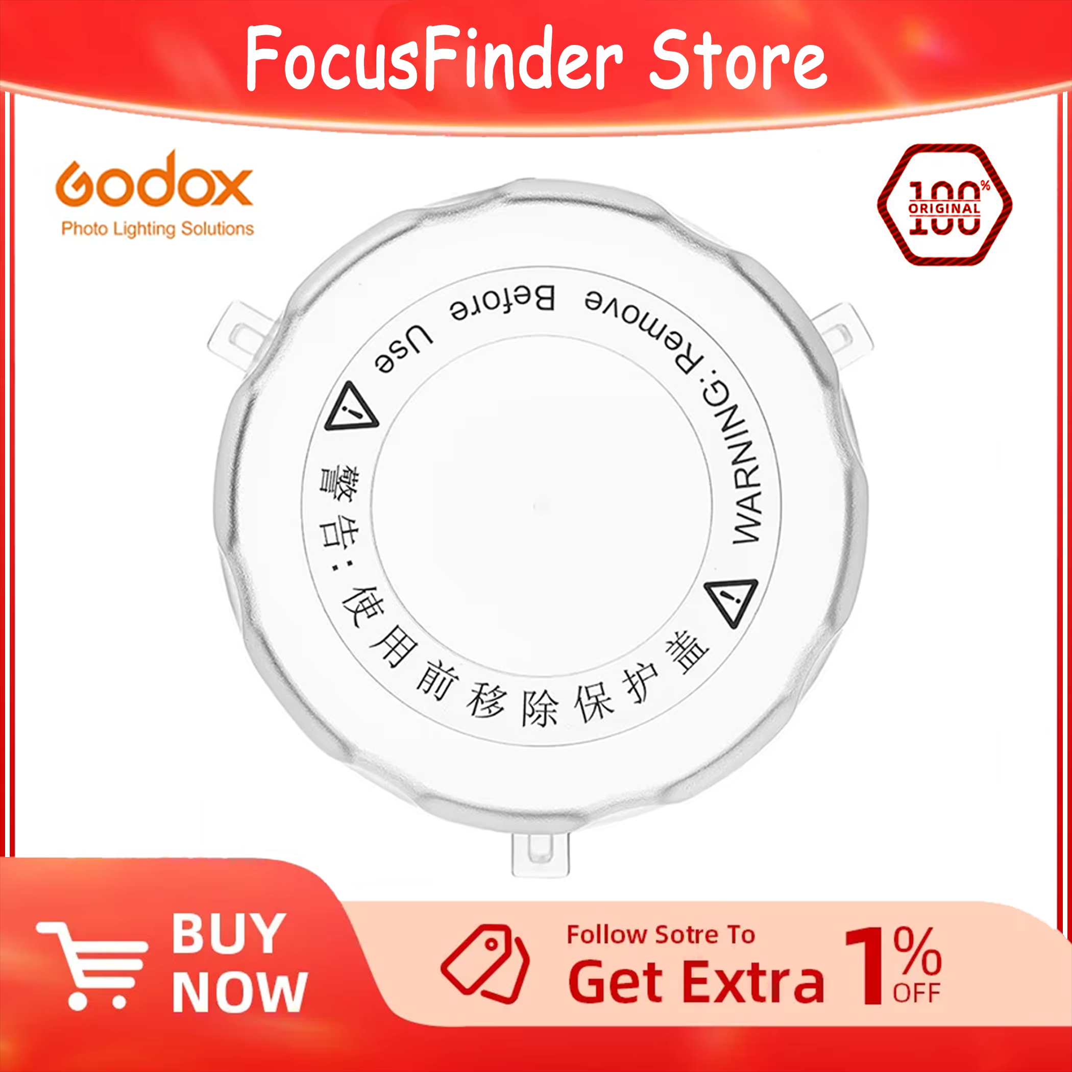 Godox Bowens Mount Glass Cover - Photography Lighting Godox บทวิจารณ์และราคา