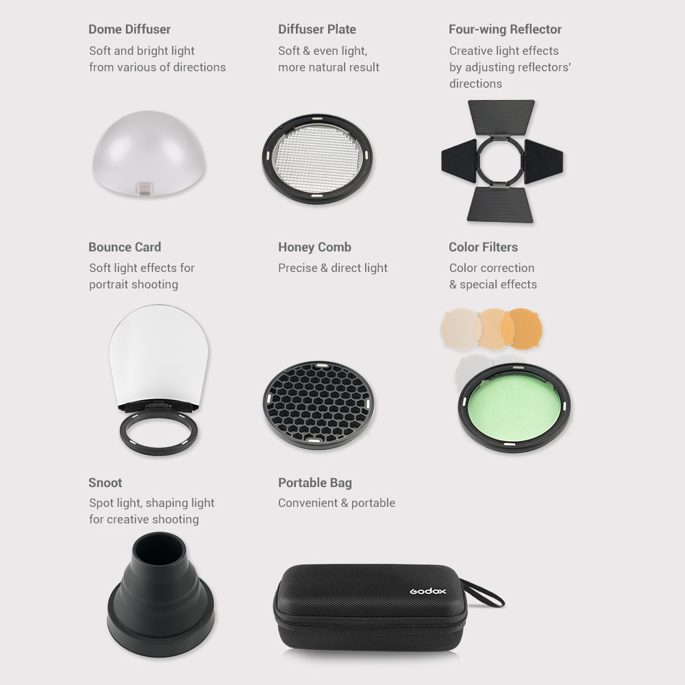 Godox AK-R1 Flash Accessory Se - Photography Lighting Godox บทวิจารณ์และราคา