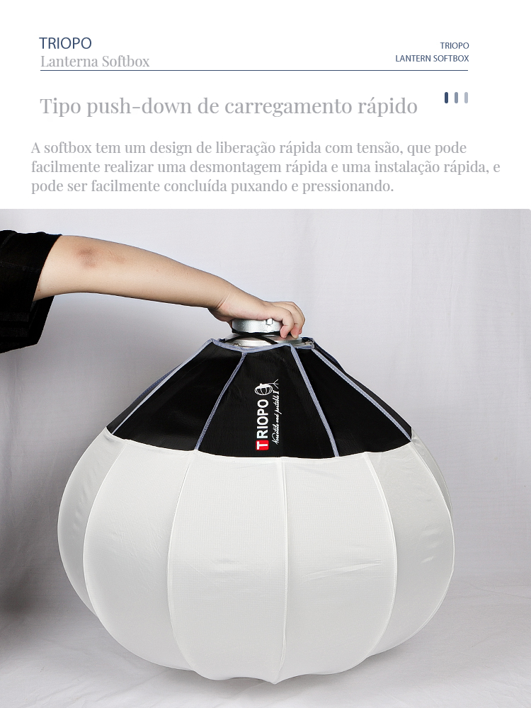 TRIOPO Lantern Softboxes  55/6 - Photography Lighting Godox บทวิจารณ์และราคา