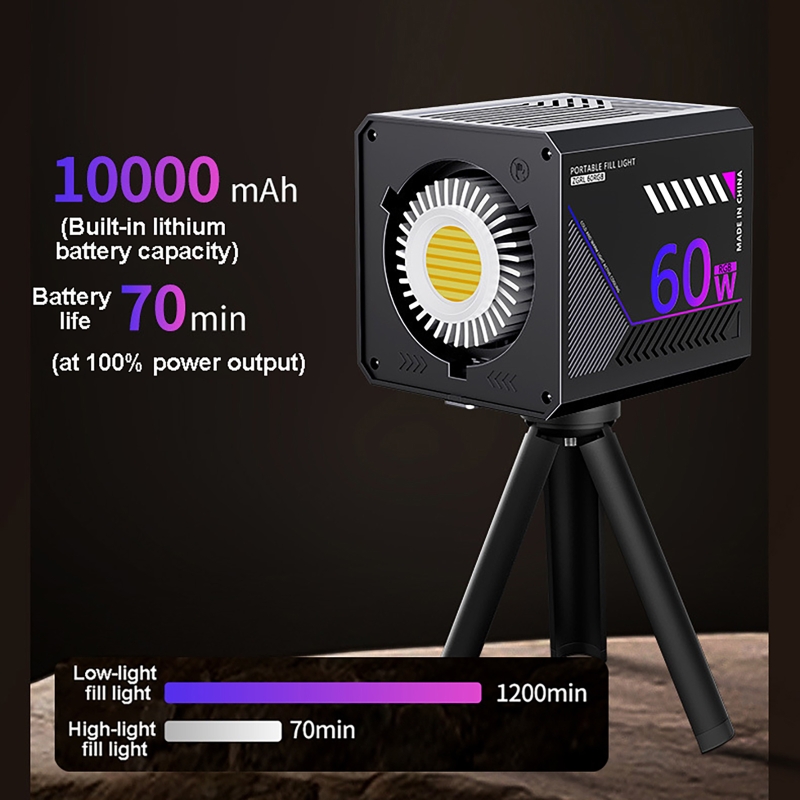 60W RGB Video Light Portable L - Photography Lighting Rgb บทวิจารณ์และราคา