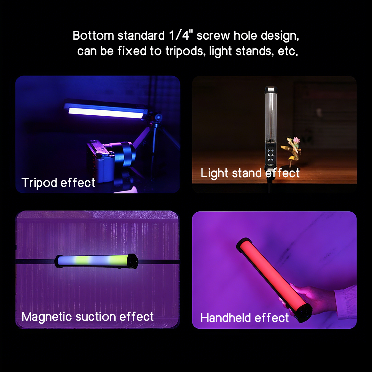 Long Lasting Rgb Handheld LED  - Photography Lighting Design บทวิจารณ์และราคา