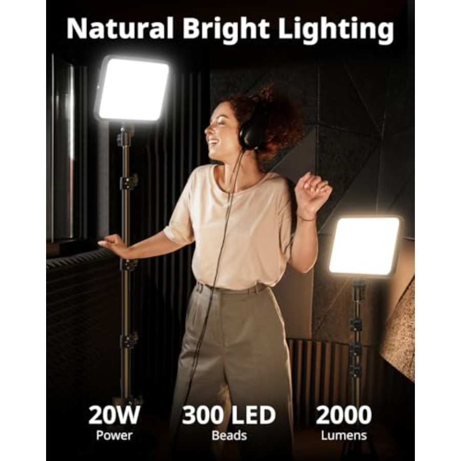 2 Pack LED Video Light Kit, Ph - Stand Lighting Photography บทวิจารณ์และราคา