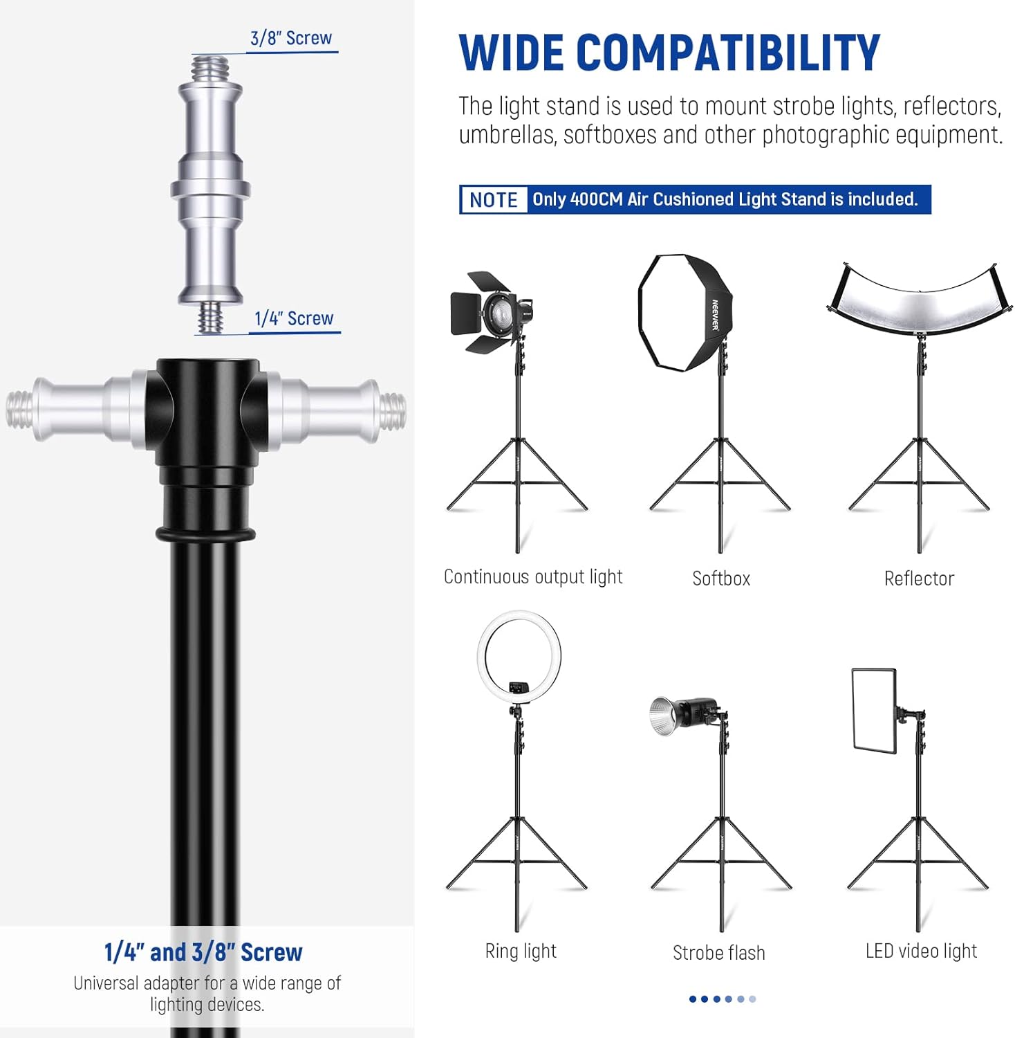 13ft/4m Air Cushioned Light St - Stand Lighting Photography บทวิจารณ์และราคา