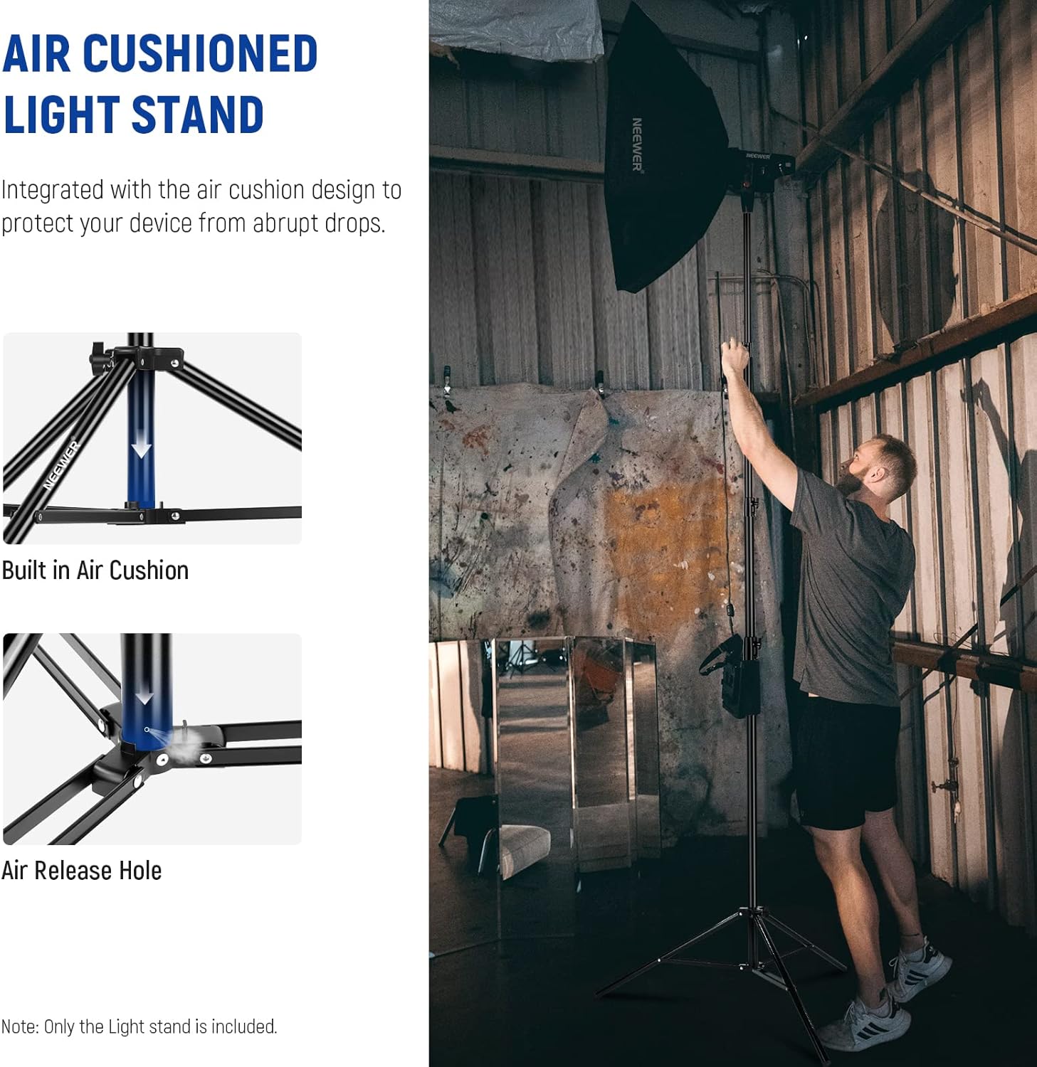 13ft/4m Air Cushioned Light St - Stand Lighting Photography บทวิจารณ์และราคา