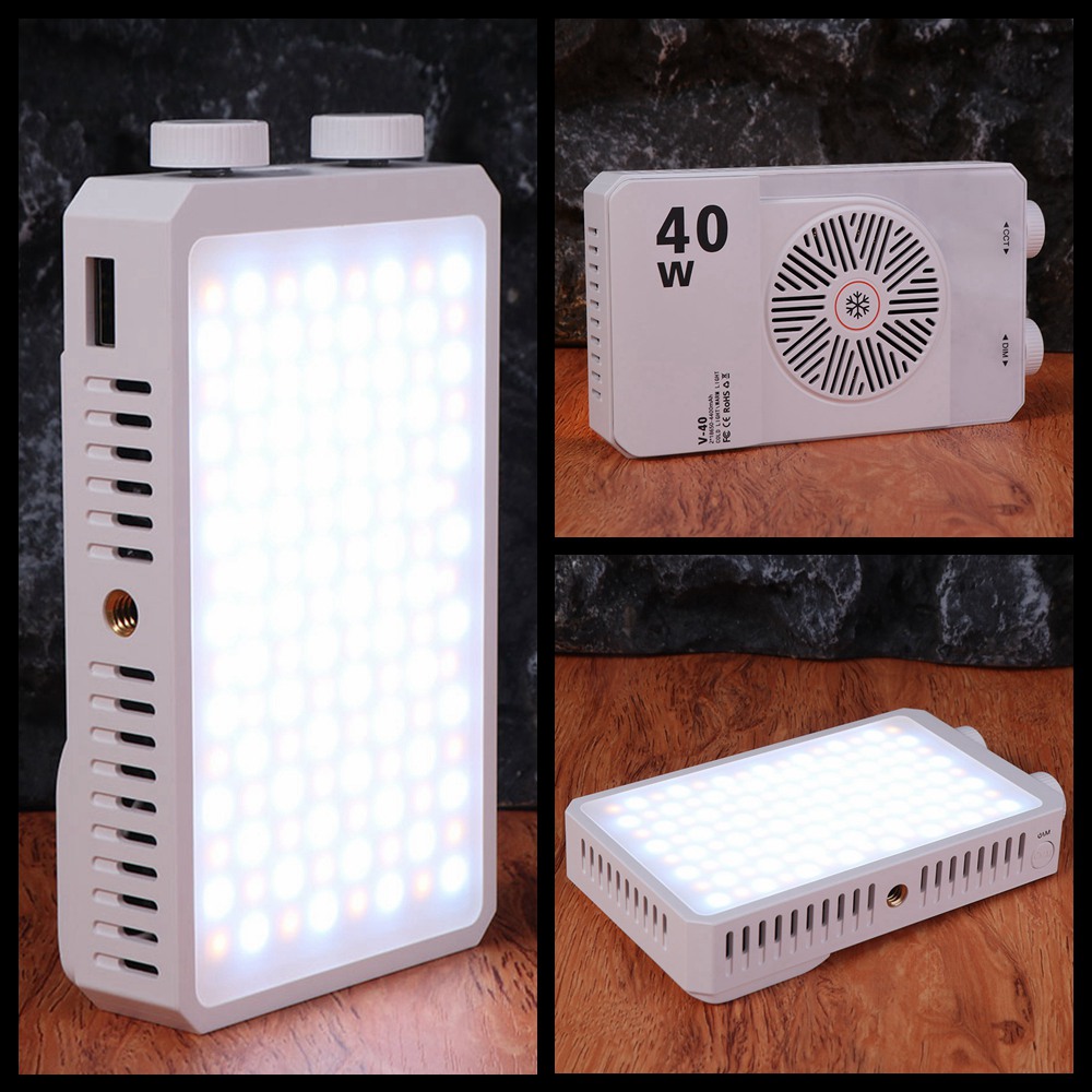 40W RGB LED Camera Light 2800- - Photography Lighting Rgb บทวิจารณ์และราคา