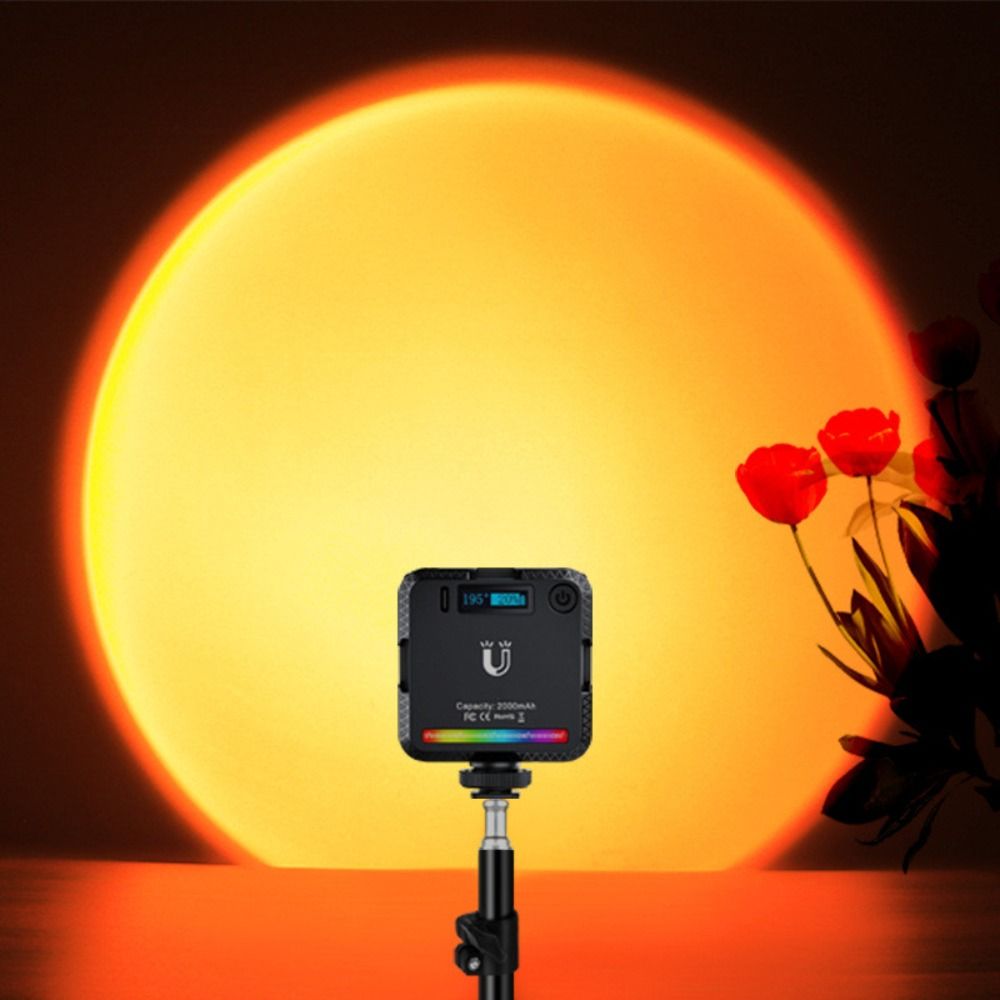 Mood Lighting RGB Sunset Lamp  - Photography Lighting Rgb บทวิจารณ์และราคา