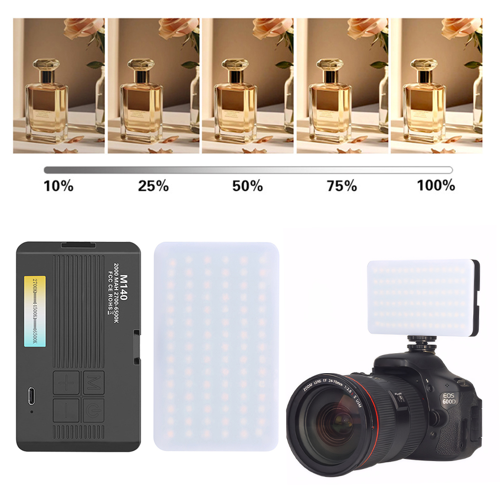 LED Camera Light Rechargeable  - Photography Lighting Rgb บทวิจารณ์และราคา