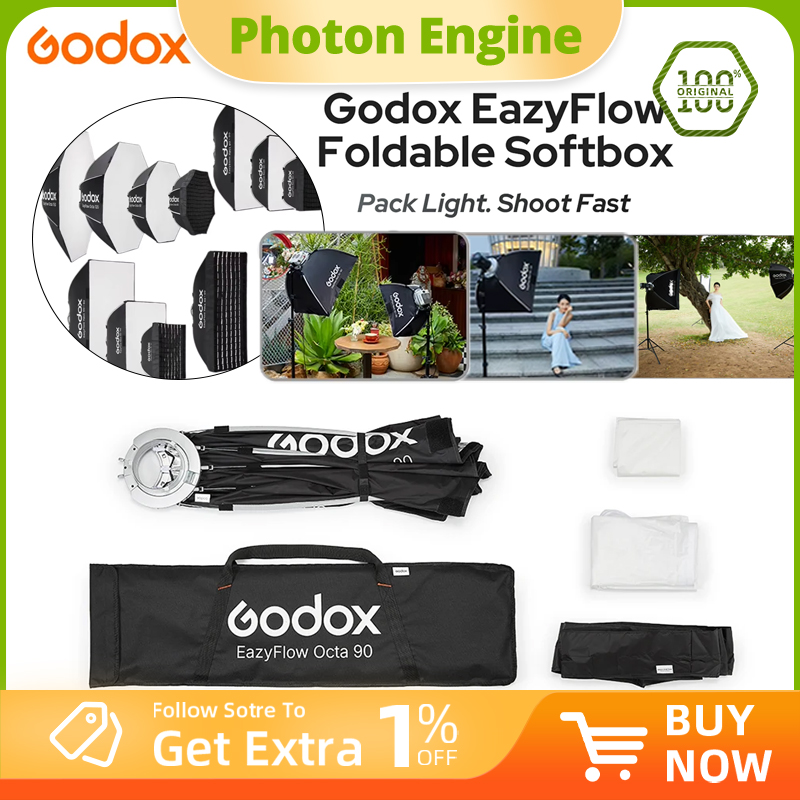 Godox EazyFlow series Foldable - Photography Lighting Godox บทวิจารณ์และราคา