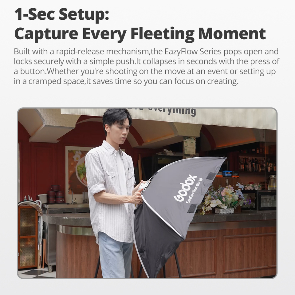 Godox EazyFlow series Foldable - Photography Lighting Godox บทวิจารณ์และราคา