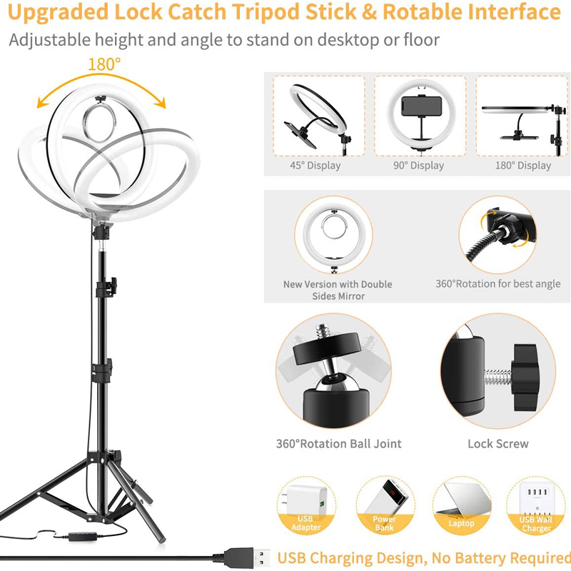 16cm 26cm 33cm LED Ring Lights - Photography Lighting Youtube บทวิจารณ์และราคา