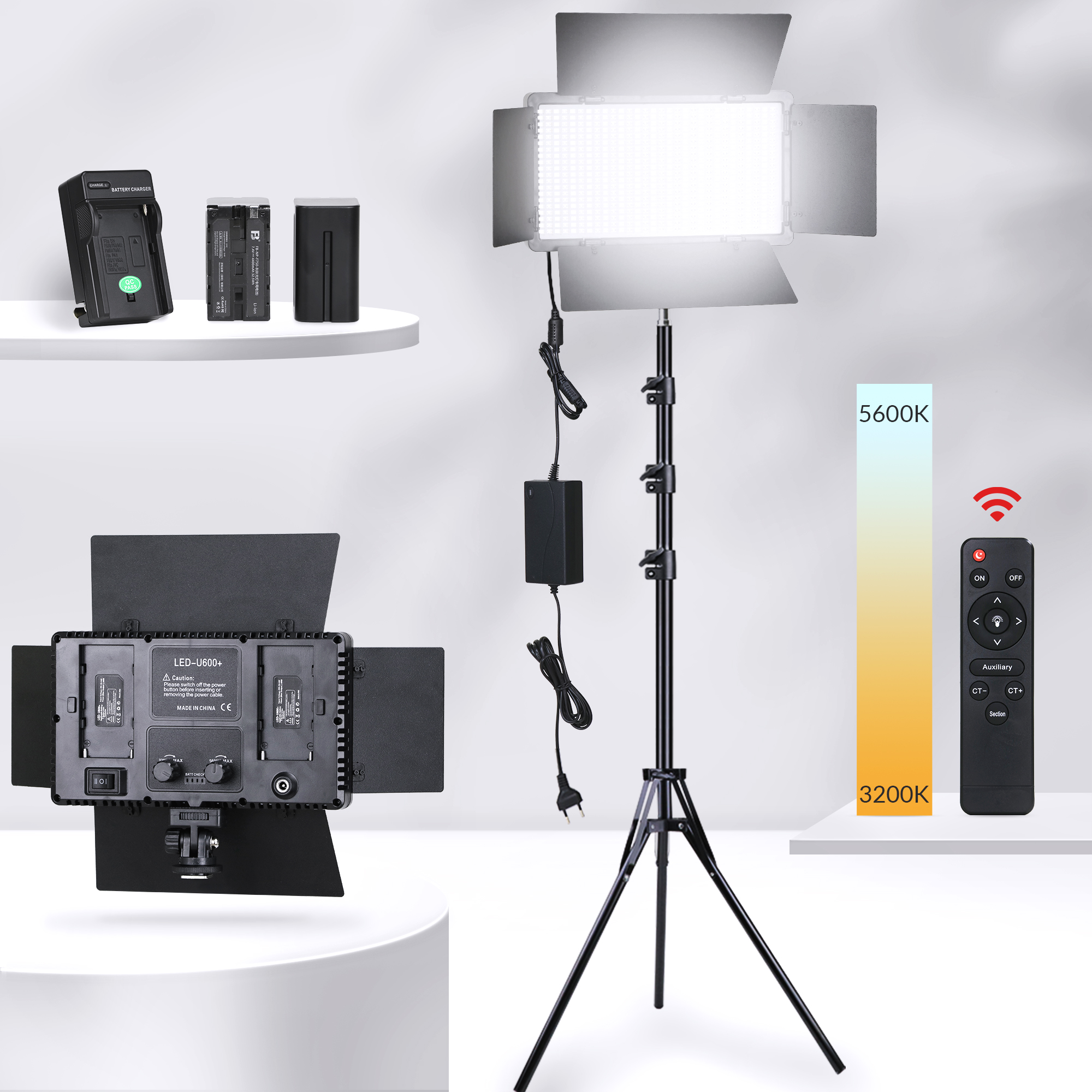 40W Led Video Light Panel 3300 - Photography Lighting Youtube บทวิจารณ์และราคา